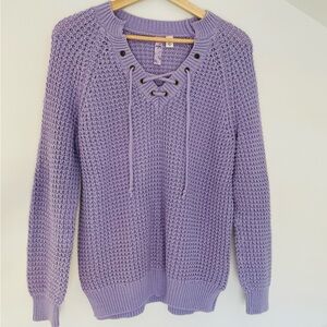 Alya L Purple Sweater